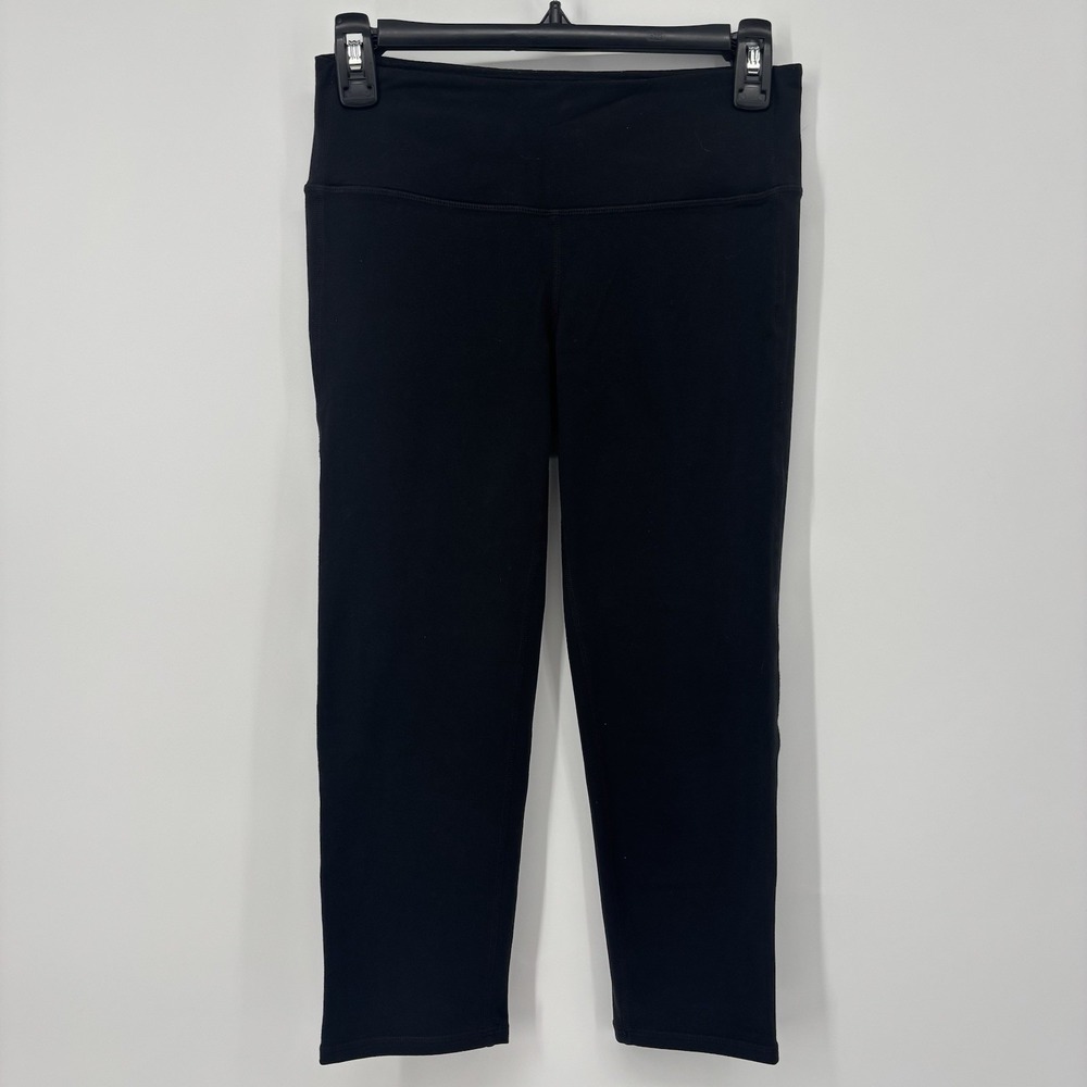 Athleta Cropped Black Leggings Womens Size Small Athletic Gym Fitness